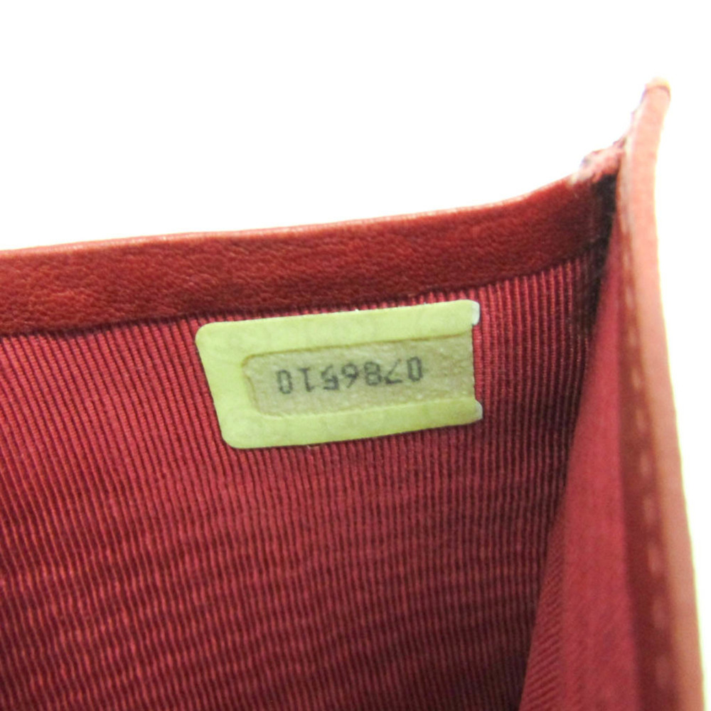 CHANEL Authentic Red Lambskin Leather Wallet - Picture 13 of 13